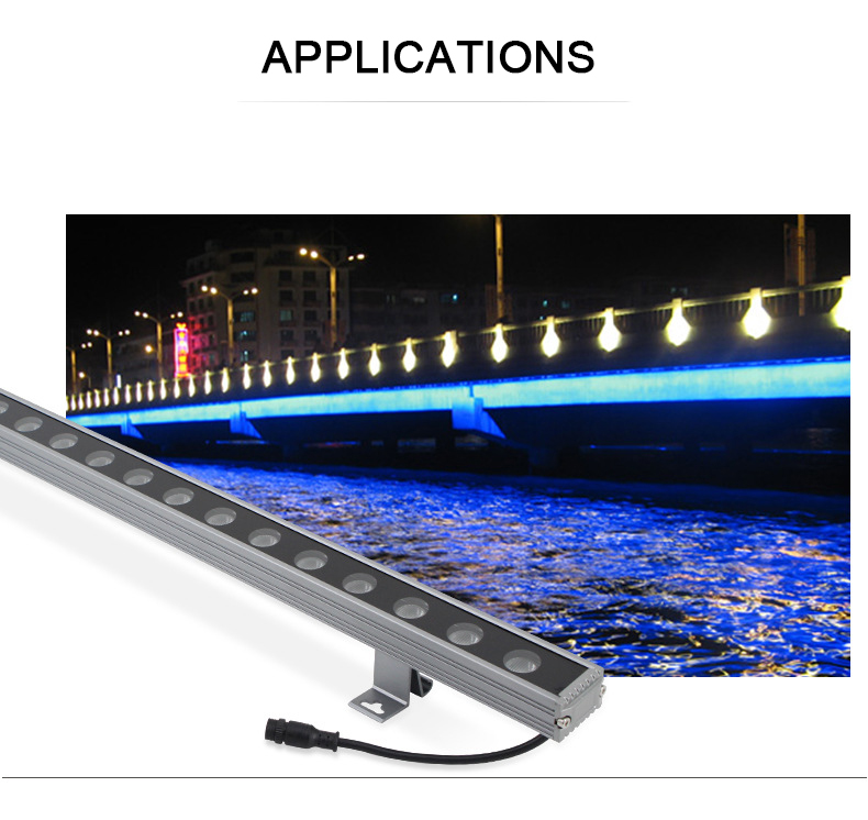 LED Wall Washer Light for Facade Lighting Projects, 18W/24W/36W, DC24V, IP66 waterproof - Facade LED Lighting - 7